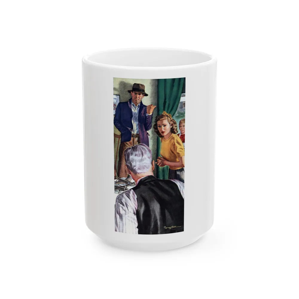 Double Talk, Liberty, March 27, 1943 - White Coffee Mug-15oz-Go Mug Yourself