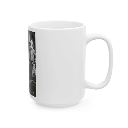 Captive Girl Compound, For Men Only, December 1964 - White Coffee Mug-Go Mug Yourself