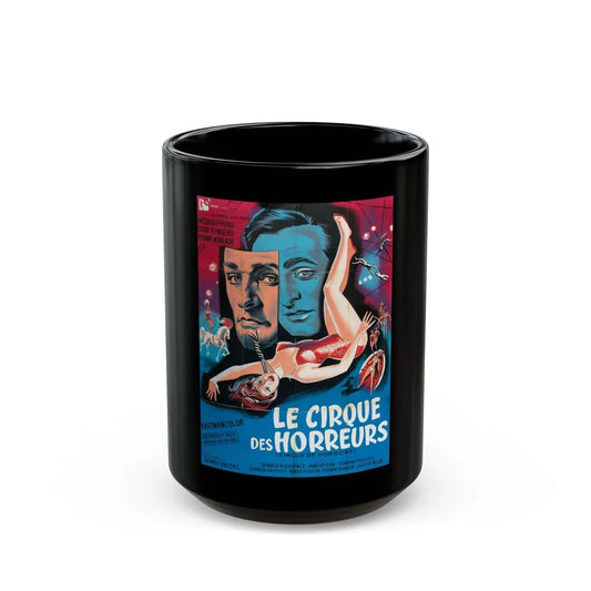 CIRCUS OF HORRORS (2) 1960 Movie Poster - Black Coffee Mug-15oz-Go Mug Yourself