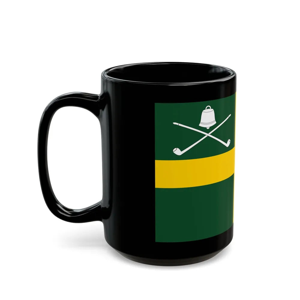 Flag of Wreay UK - Black Coffee Mug-Go Mug Yourself