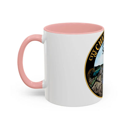 Seal of Chattanooga Tennessee - Accent Coffee Mug-Go Mug Yourself