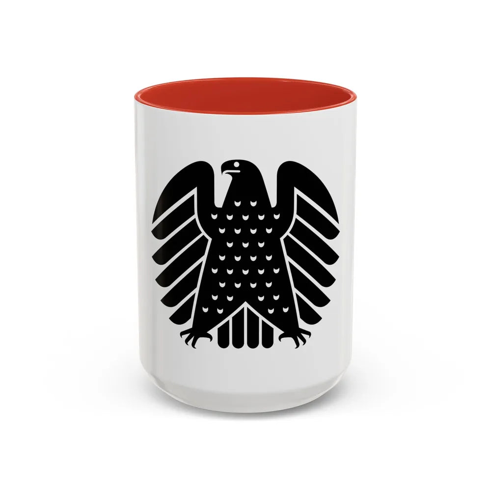 German Bundestag - Accent Coffee Mug-15oz-Red-Go Mug Yourself