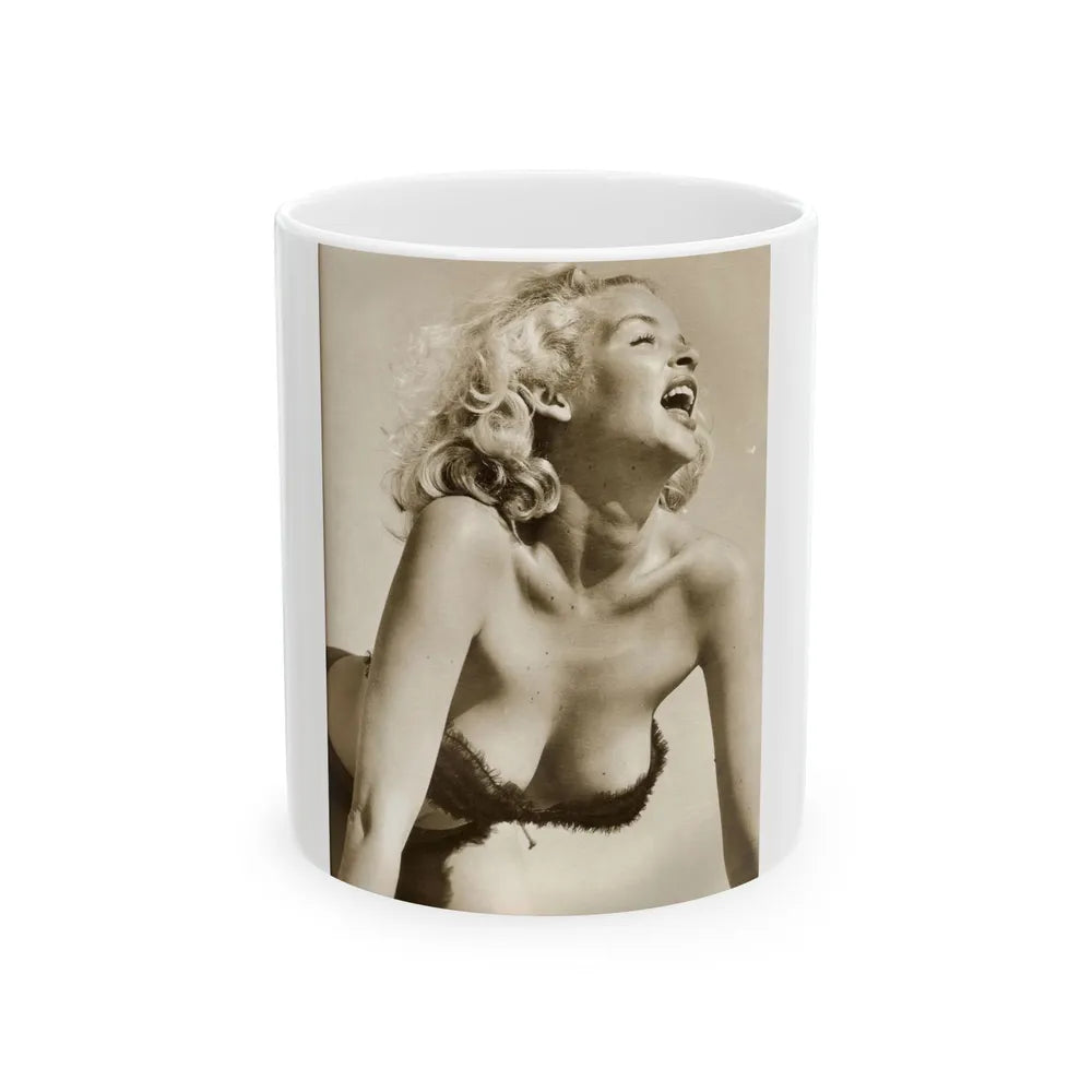 Eve Meyer #49 (Vintage Female Icon) White Coffee Mug-11oz-Go Mug Yourself