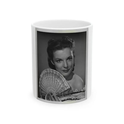 Cathy Downs #40 (Vintage Female Icon) White Coffee Mug-11oz-Go Mug Yourself