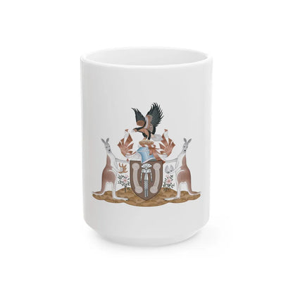 Coat of arms of the Northern Territory - White Coffee Mug-15oz-Go Mug Yourself