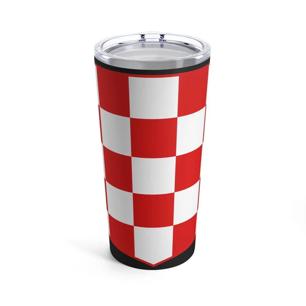 Coat of arms of Croatia (white chequy) - Tumbler 20oz-20oz-Go Mug Yourself