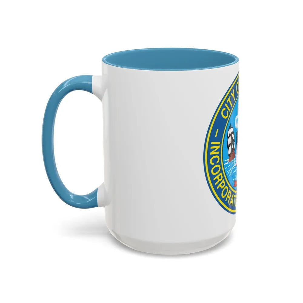 Seal of Chicago Illinois - Accent Coffee Mug-Go Mug Yourself