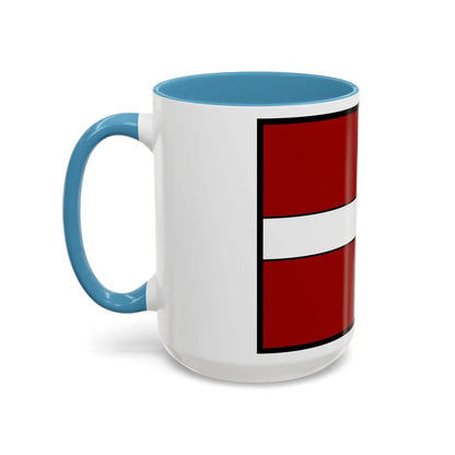 Flag of Asti Italy - Accent Coffee Mug-Go Mug Yourself