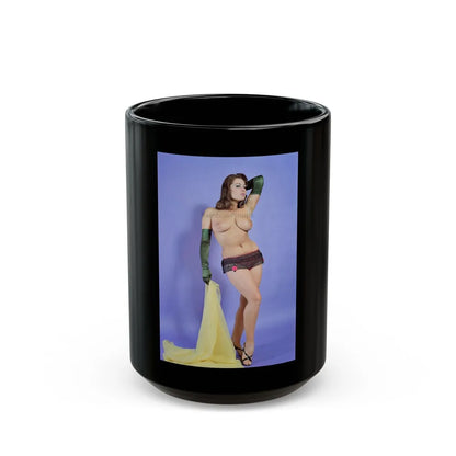 June Palmer #262 (Vintage Female Icon) Black Coffee Mug-15oz-Go Mug Yourself