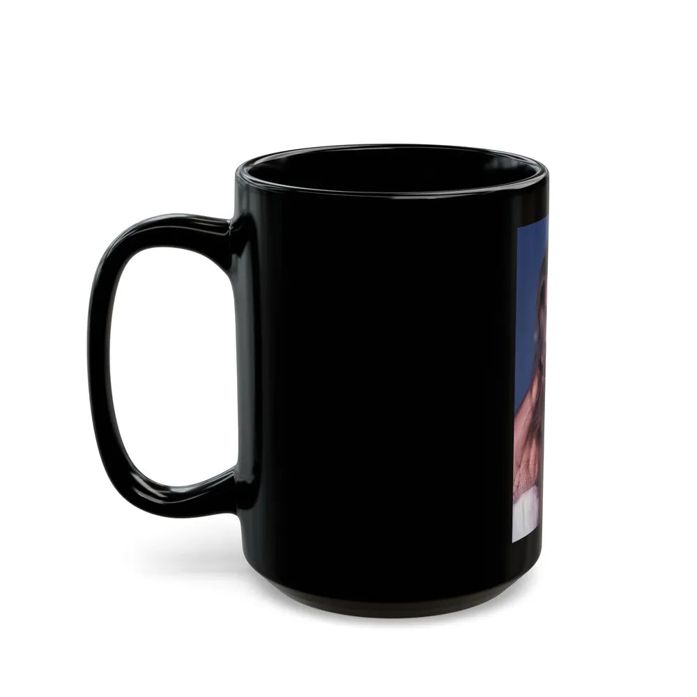 Jane Seymour #77 (Vintage Female Icon) Black Coffee Mug-Go Mug Yourself