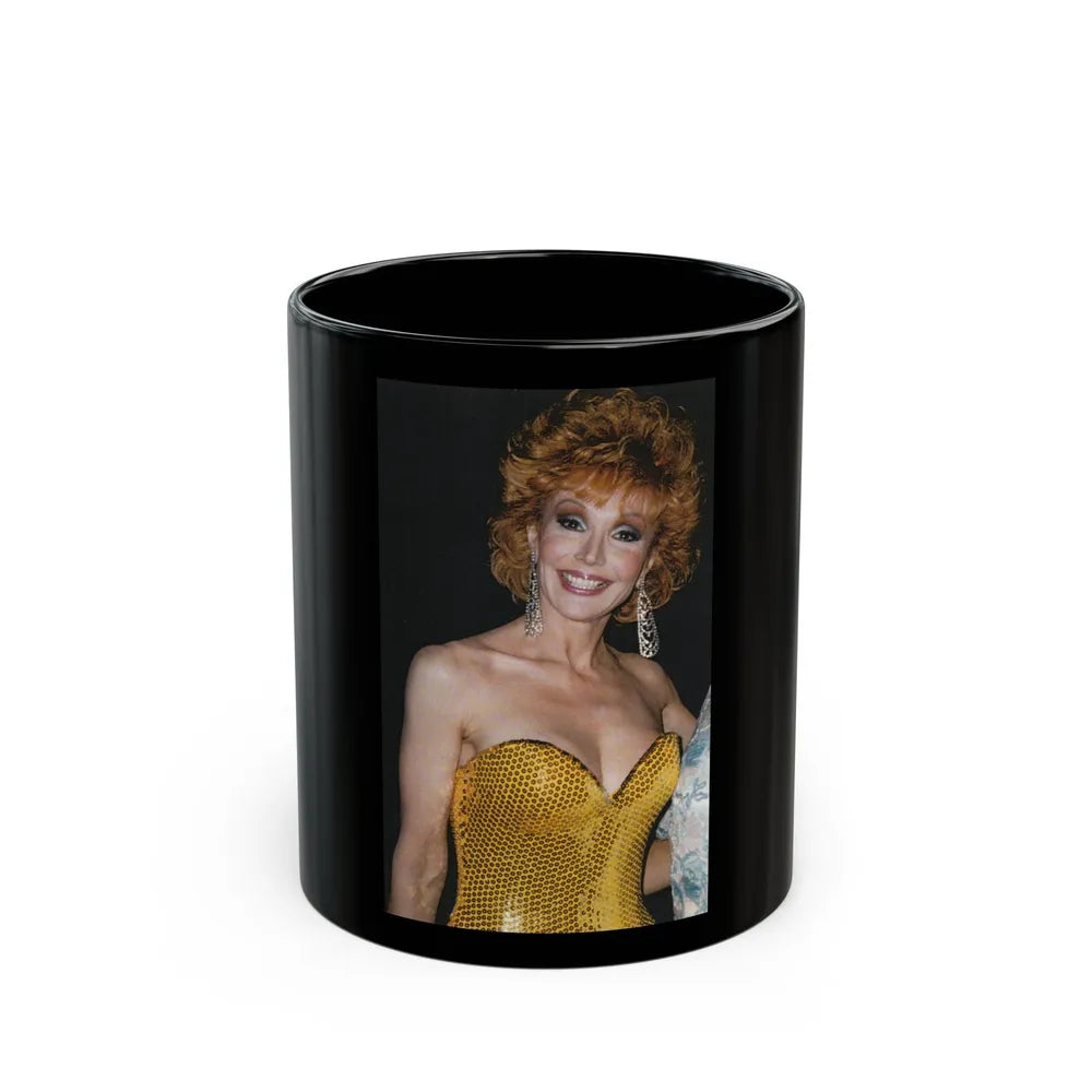 Francine York #167 (Vintage Female Icon) Black Coffee Mug-11oz-Go Mug Yourself