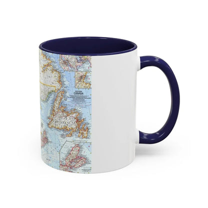 Canada - Eastern (1967) (Map) Accent Coffee Mug-Go Mug Yourself