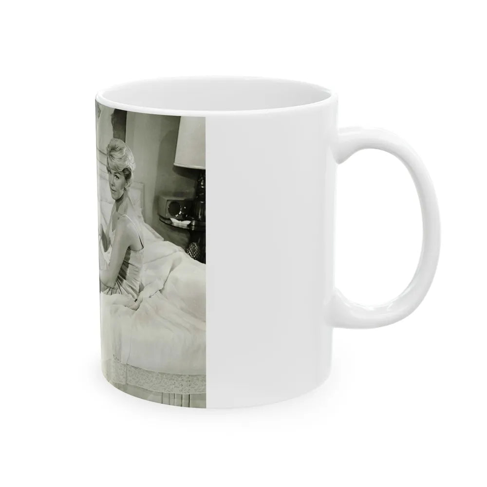 Doris Day #69 (Vintage Female Icon) White Coffee Mug-Go Mug Yourself