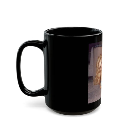 Julie Newmar #638 (Vintage Female Icon) Black Coffee Mug-Go Mug Yourself