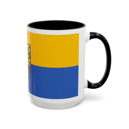 Flag of Katowice Poland - Accent Coffee Mug-Go Mug Yourself