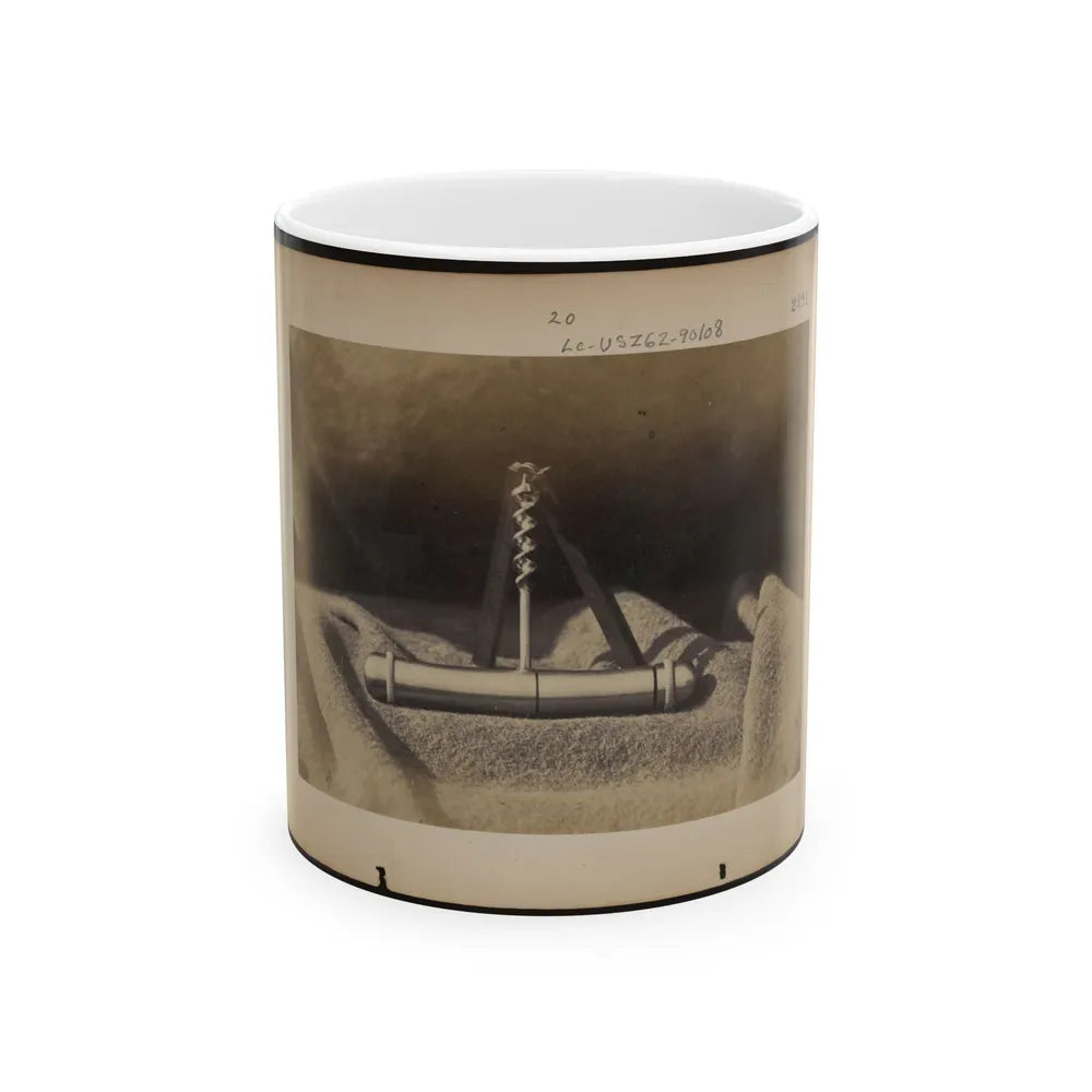 Expedients For Crossing Streams, Pocket Auger Used To Construct The Frames Of The Blanket Boats (U.S. Civil War) White Coffee Mug-11oz-Go Mug Yourself