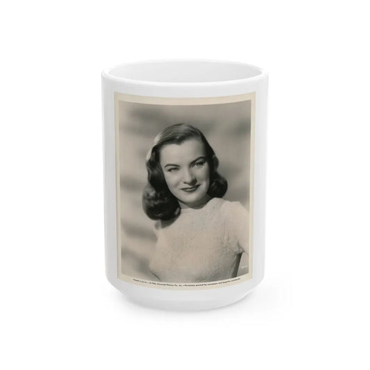 Ella Raines #183 (Vintage Female Icon) White Coffee Mug-15oz-Go Mug Yourself