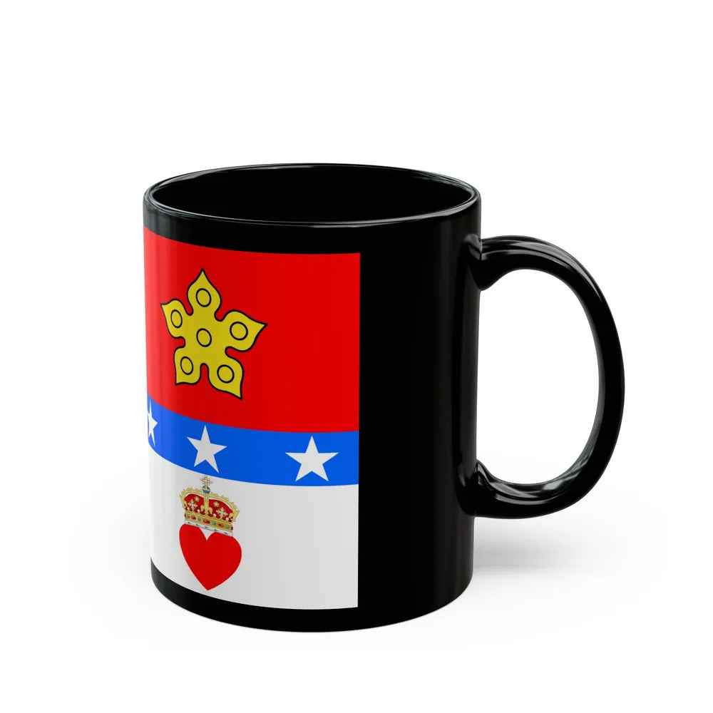 Flag of Angus UK - Black Coffee Mug-Go Mug Yourself