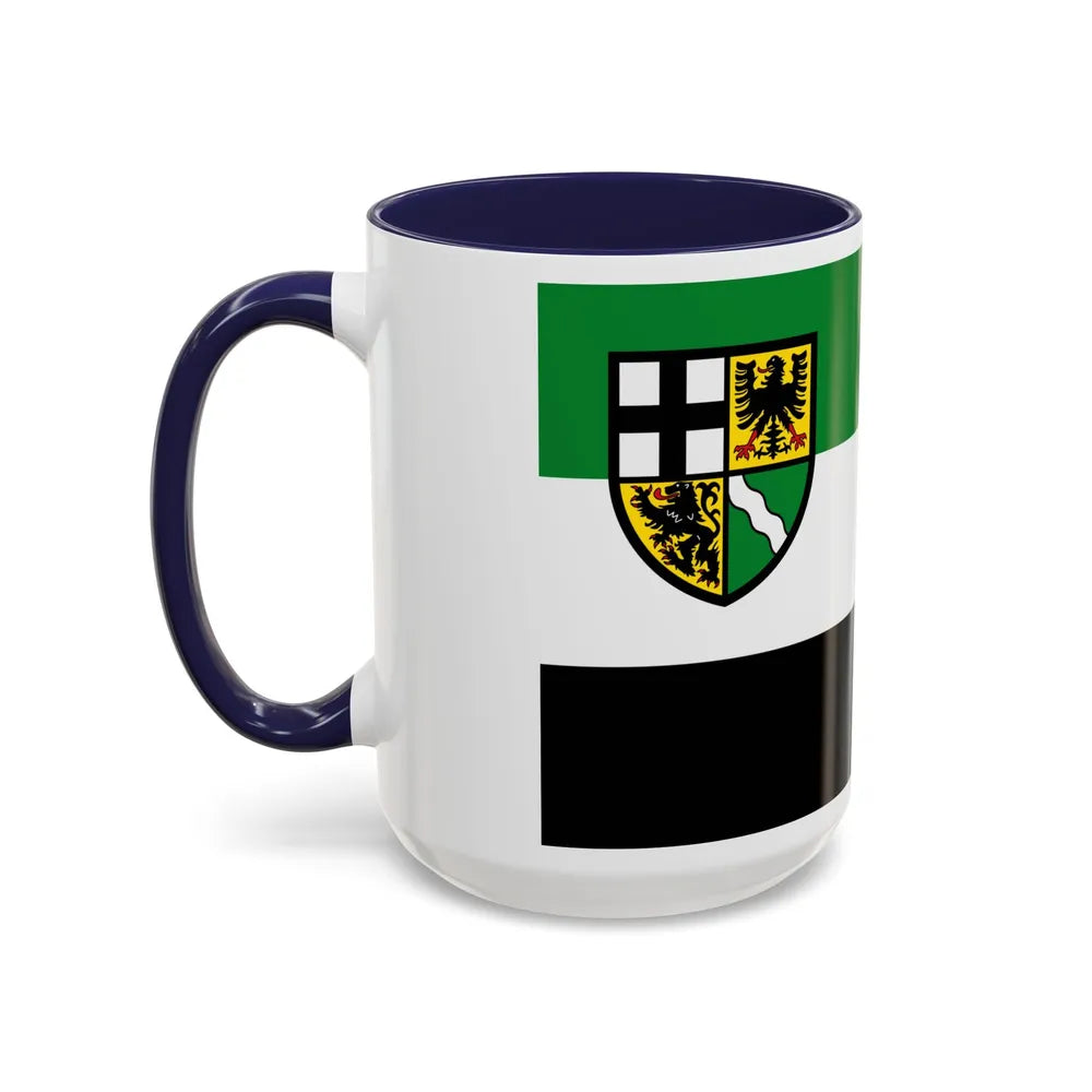 Flag of Ahrweiler Germany - Accent Coffee Mug-Go Mug Yourself