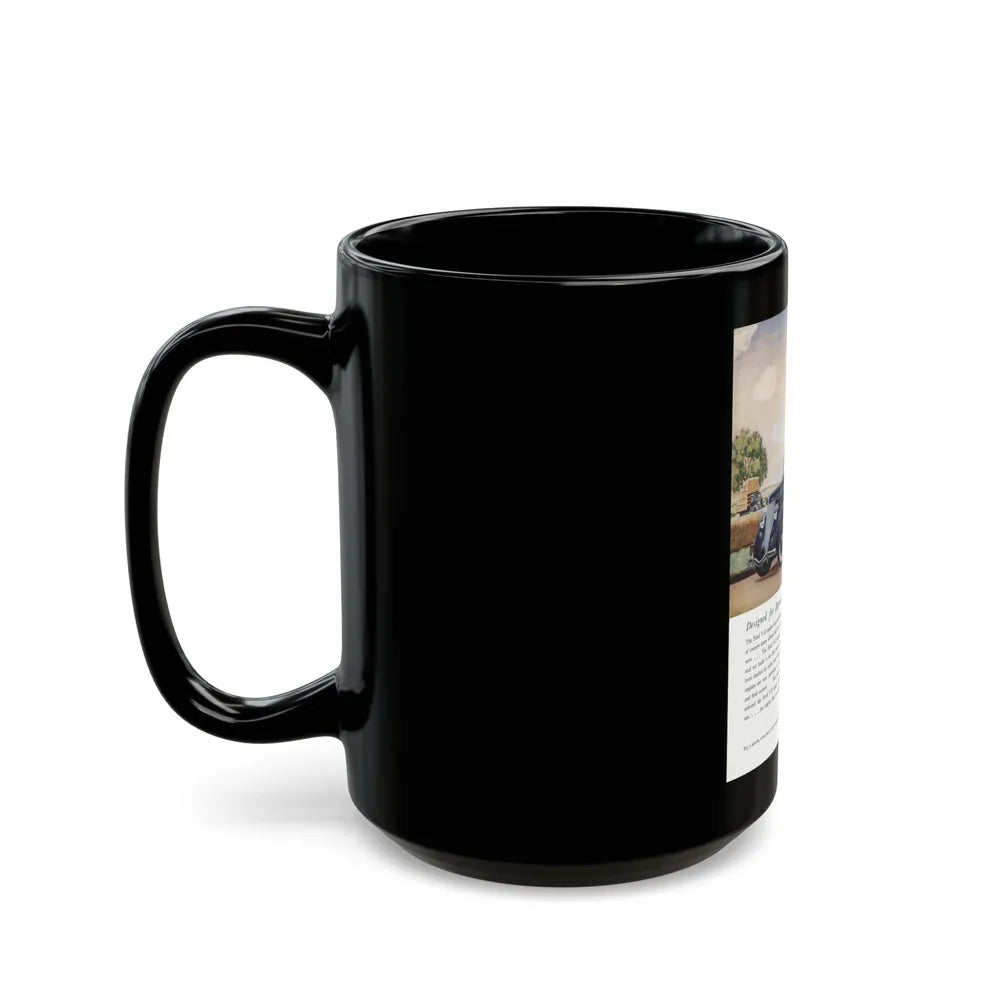 Ford for 1936 ad, The American Magazine, June 1936 - Black Coffee Mug-Go Mug Yourself