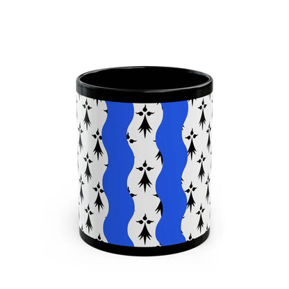 Flag of Ille et Vilaine France 2 - Black Coffee Mug-11oz-Go Mug Yourself