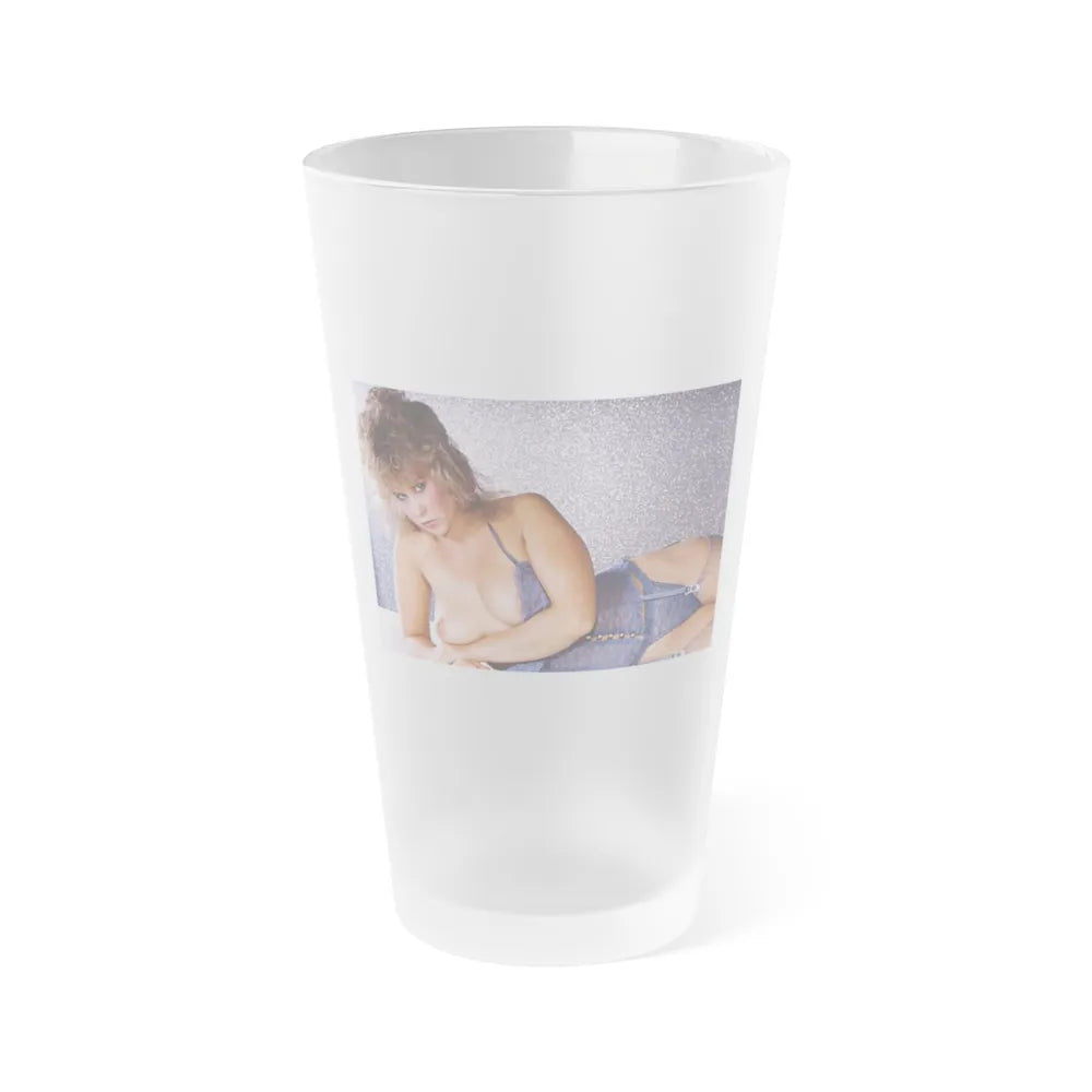 Linda Blair #233 - Partially Topless (Vintage Female Icon) Frosted Pint 16oz-16oz-Frosted-Go Mug Yourself