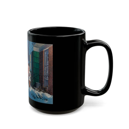 Carolers - Black Coffee Mug-Go Mug Yourself