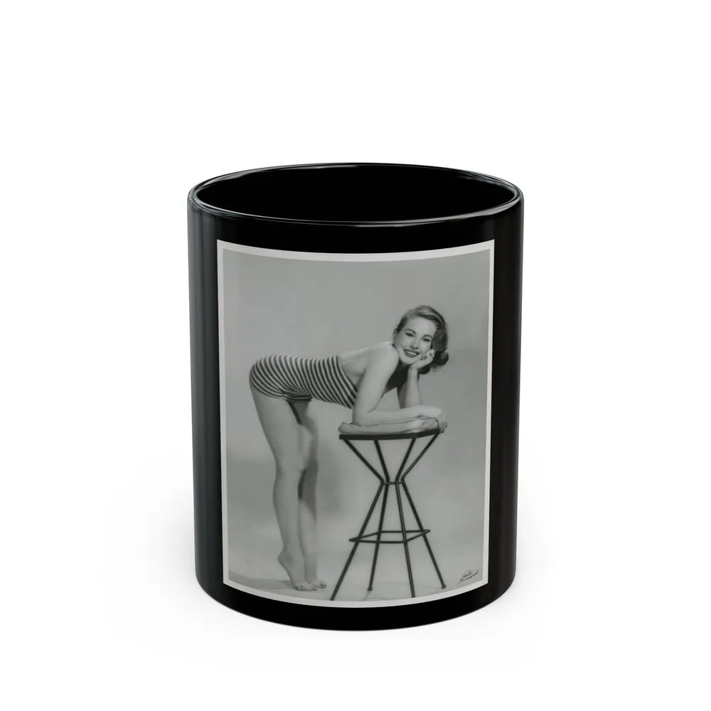 Coleen Gray #50 (Vintage Female Icon) Black Coffee Mug-11oz-Go Mug Yourself