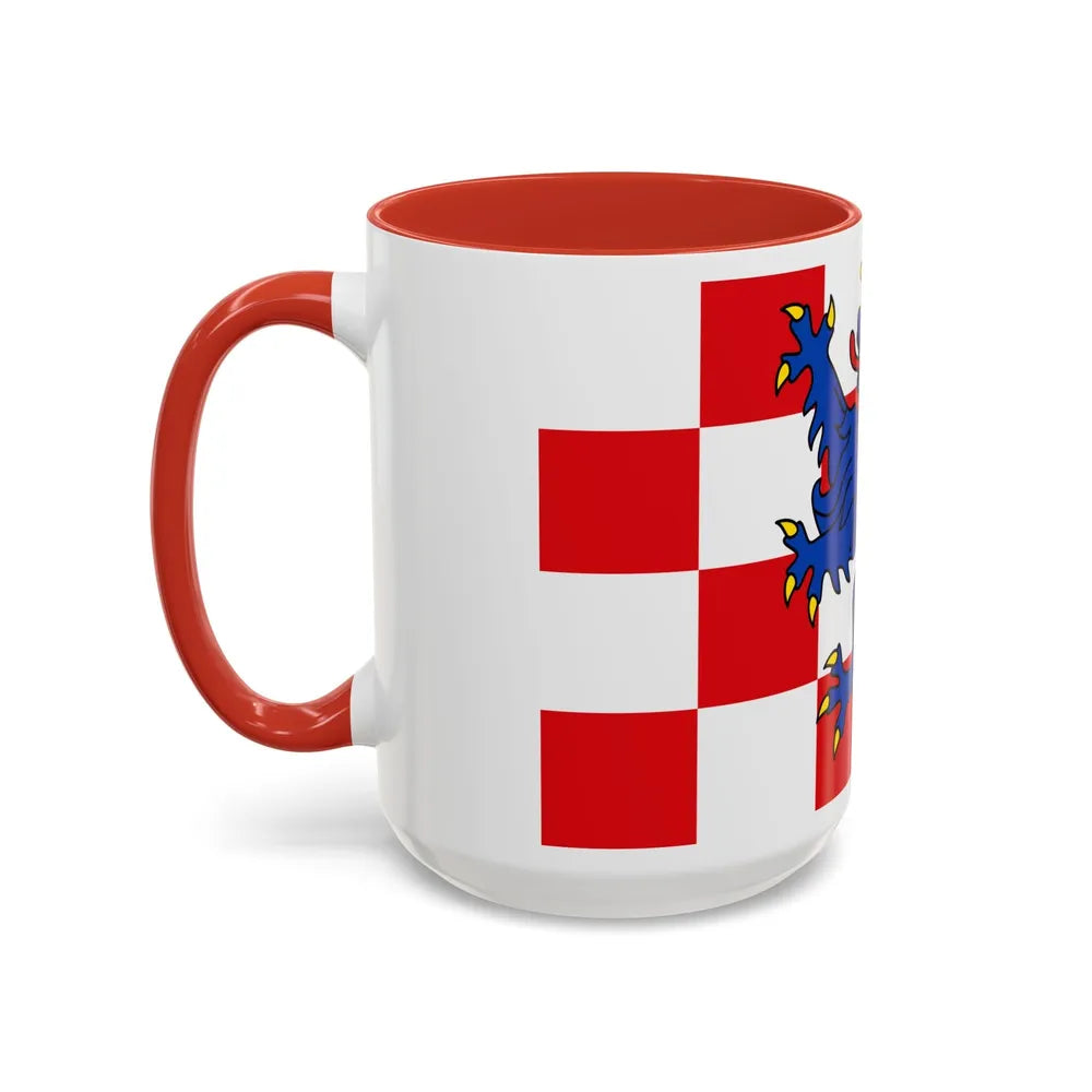 Flag of Birkenfeld Germany - Accent Coffee Mug-Go Mug Yourself