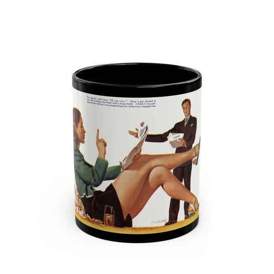 Drunk With Power, 1947 - Black Coffee Mug-11oz-Go Mug Yourself