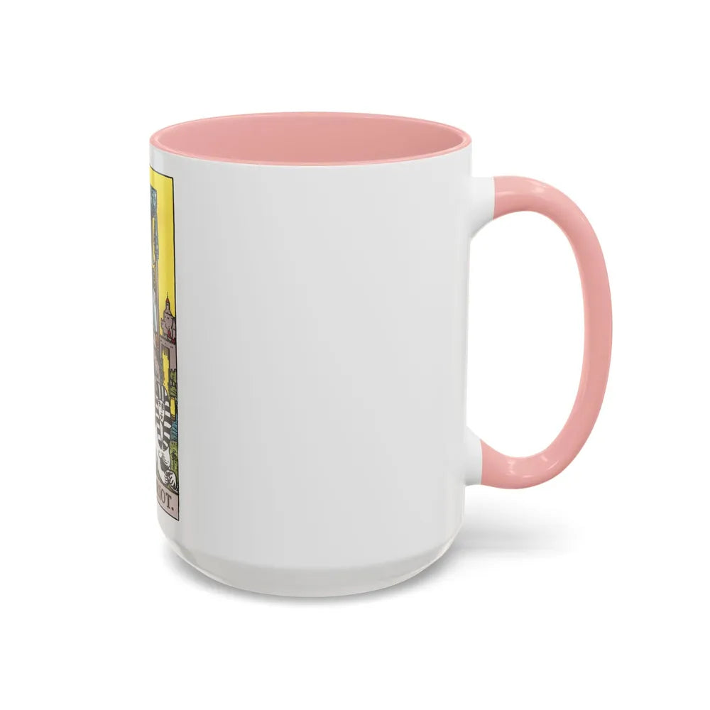 The Chariot (Tarot Card) Accent Coffee Mug-Go Mug Yourself