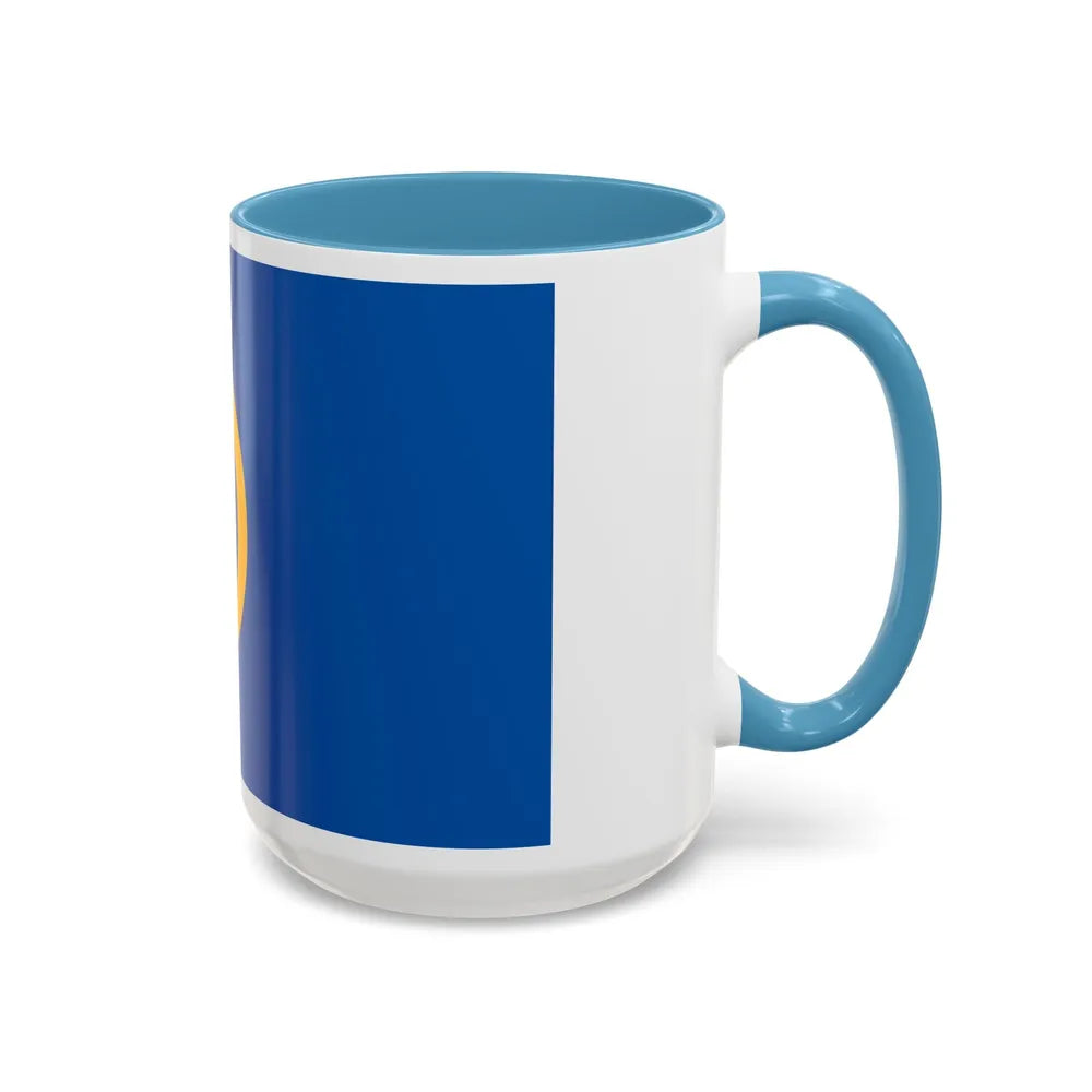 Flag of Calne UK - Accent Coffee Mug-Go Mug Yourself