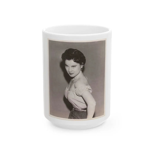 Lisa Montell #33 (Vintage Female Icon) White Coffee Mug-15oz-Go Mug Yourself