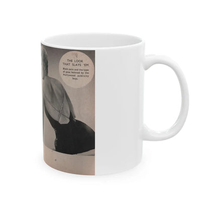 Kim Novak #161 - Scanned Mag. 66 Photos (Vintage Female Icon) White Coffee Mug-Go Mug Yourself