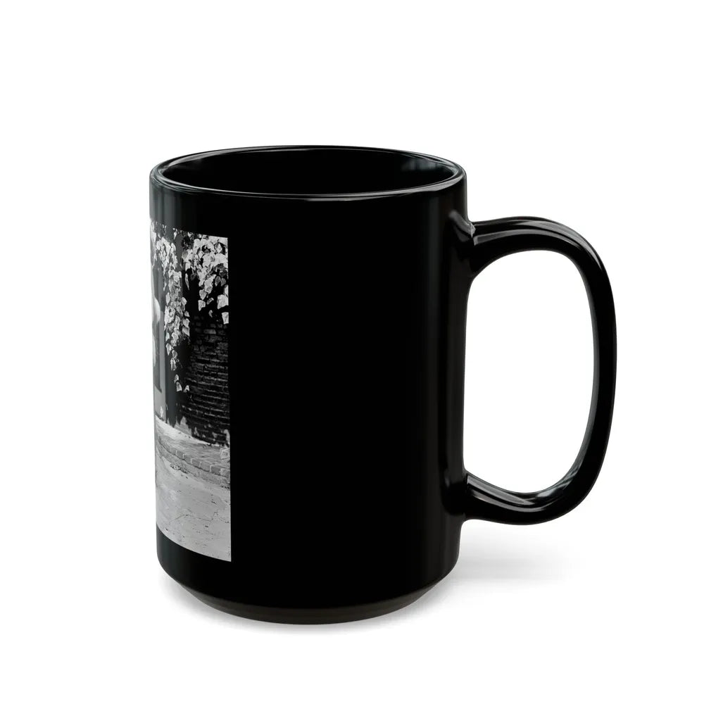 Greta Thyssen #80 (Vintage Female Icon) Black Coffee Mug-Go Mug Yourself