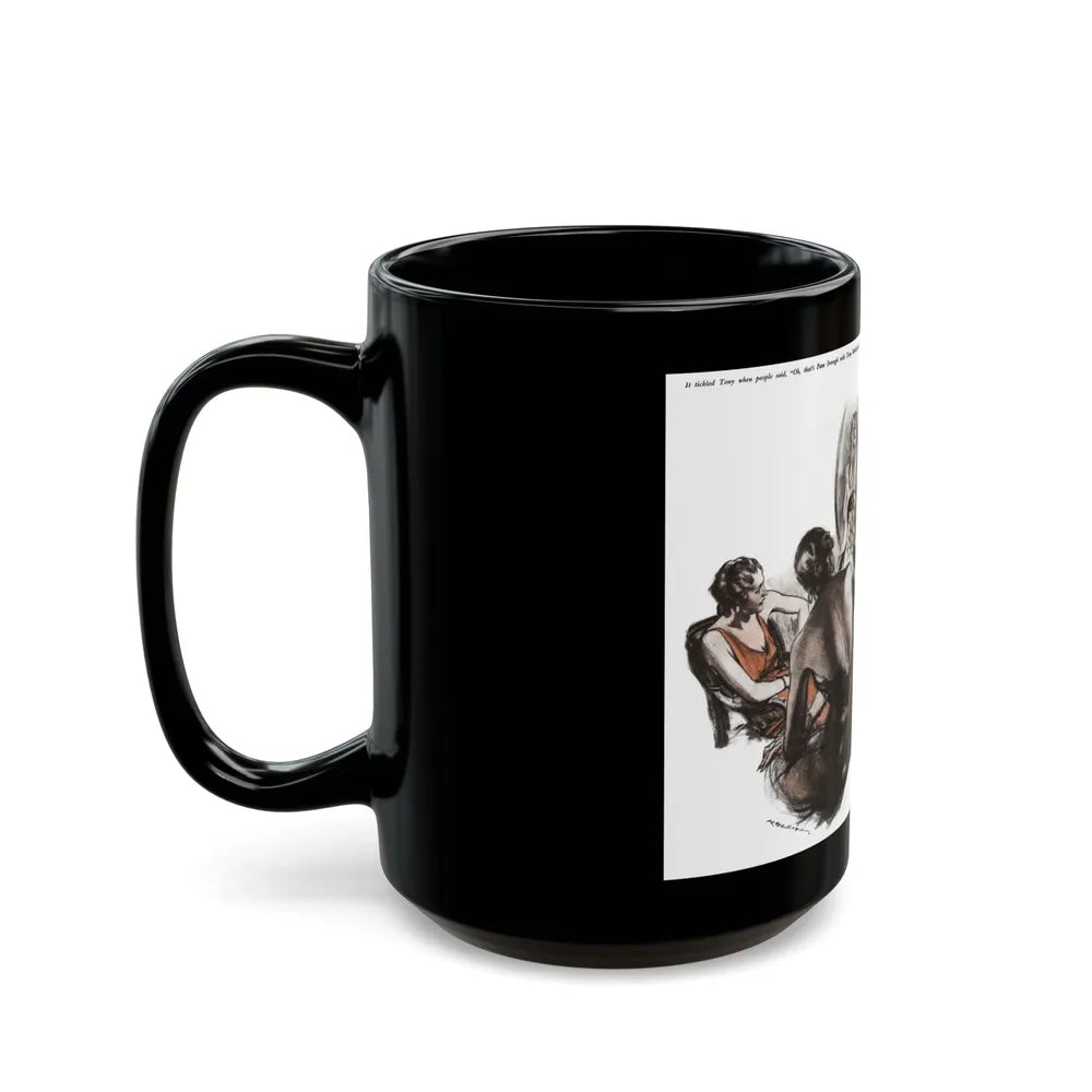 Diving Girl (2), Cosmopolitan, January 1934 - Black Coffee Mug-Go Mug Yourself