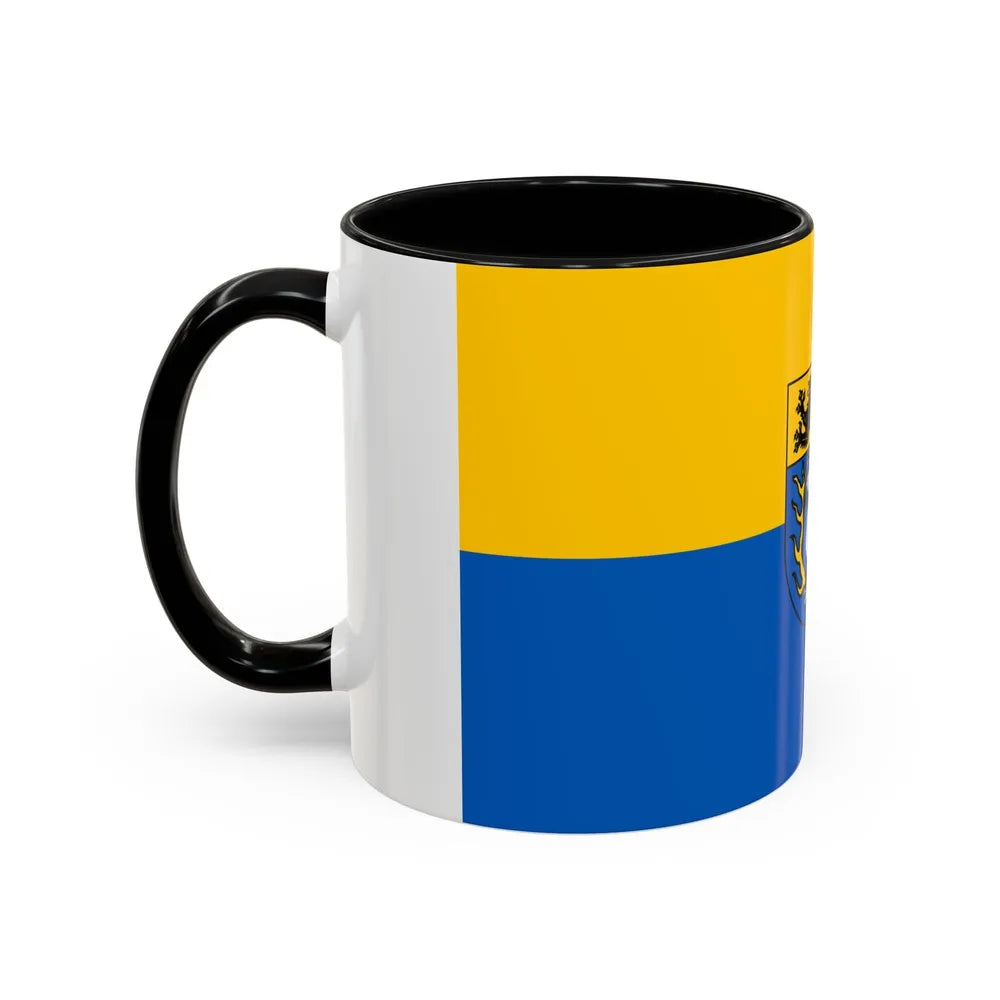 Flag of Aachen Germany - Accent Coffee Mug-Go Mug Yourself