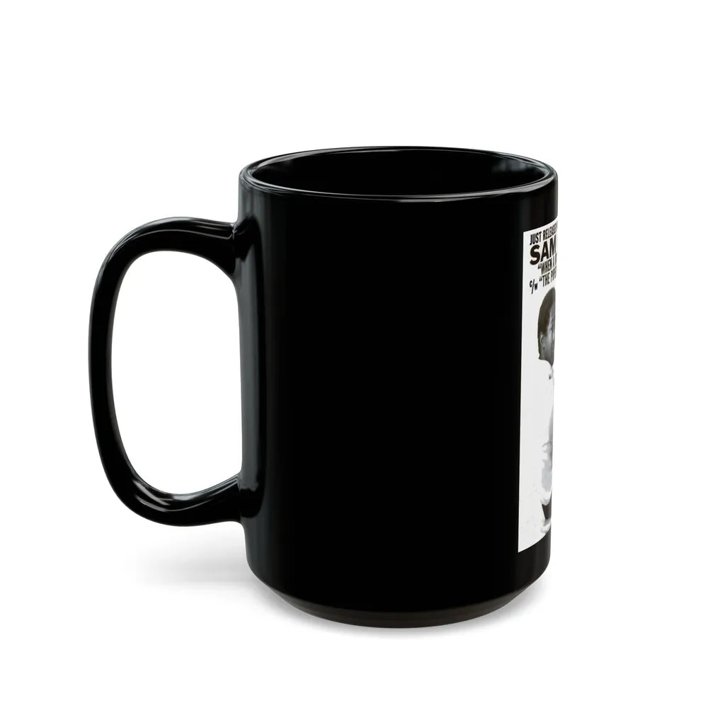 Sam Cooke 1965 (Music Poster) Black Coffee Mug-Go Mug Yourself