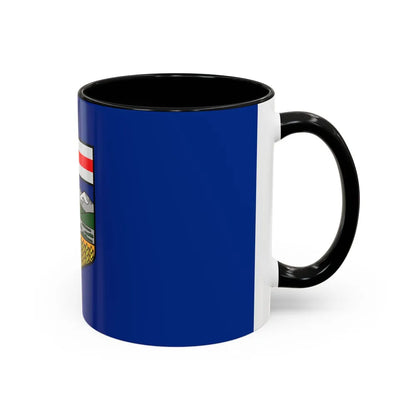 Flag of Alberta Canada - Accent Coffee Mug-Go Mug Yourself