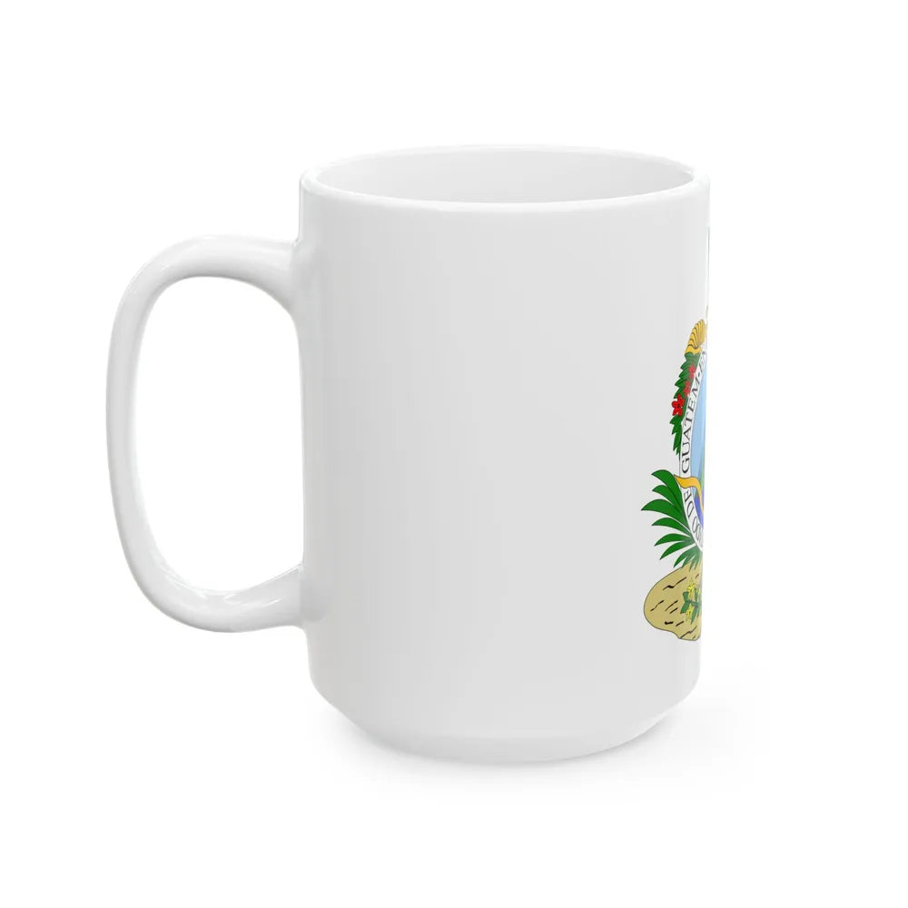 Coat of arms of Guatemala (1825-1843) - White Coffee Mug-Go Mug Yourself