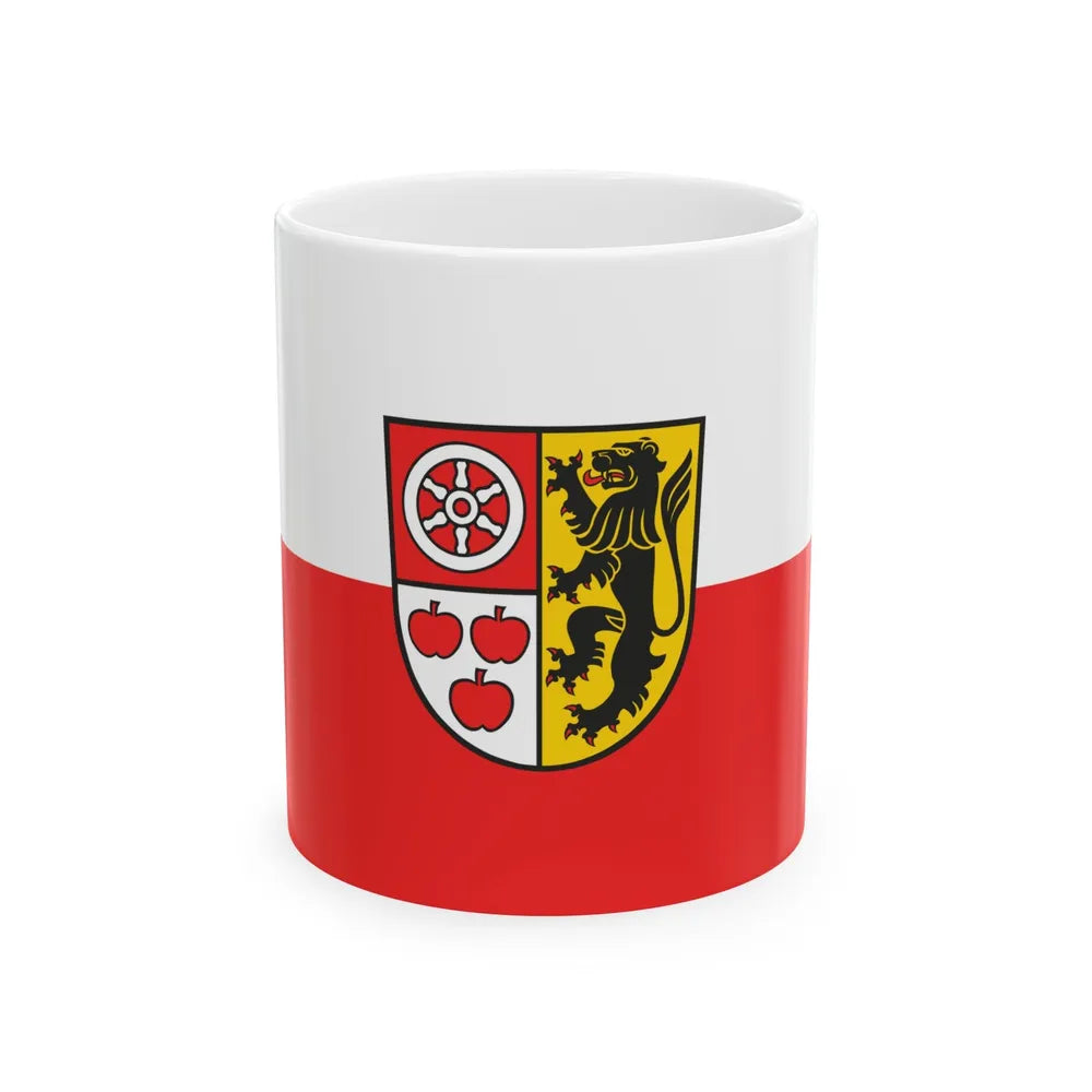 Flag of Weimarer Land Germany - White Coffee Mug-11oz-Go Mug Yourself