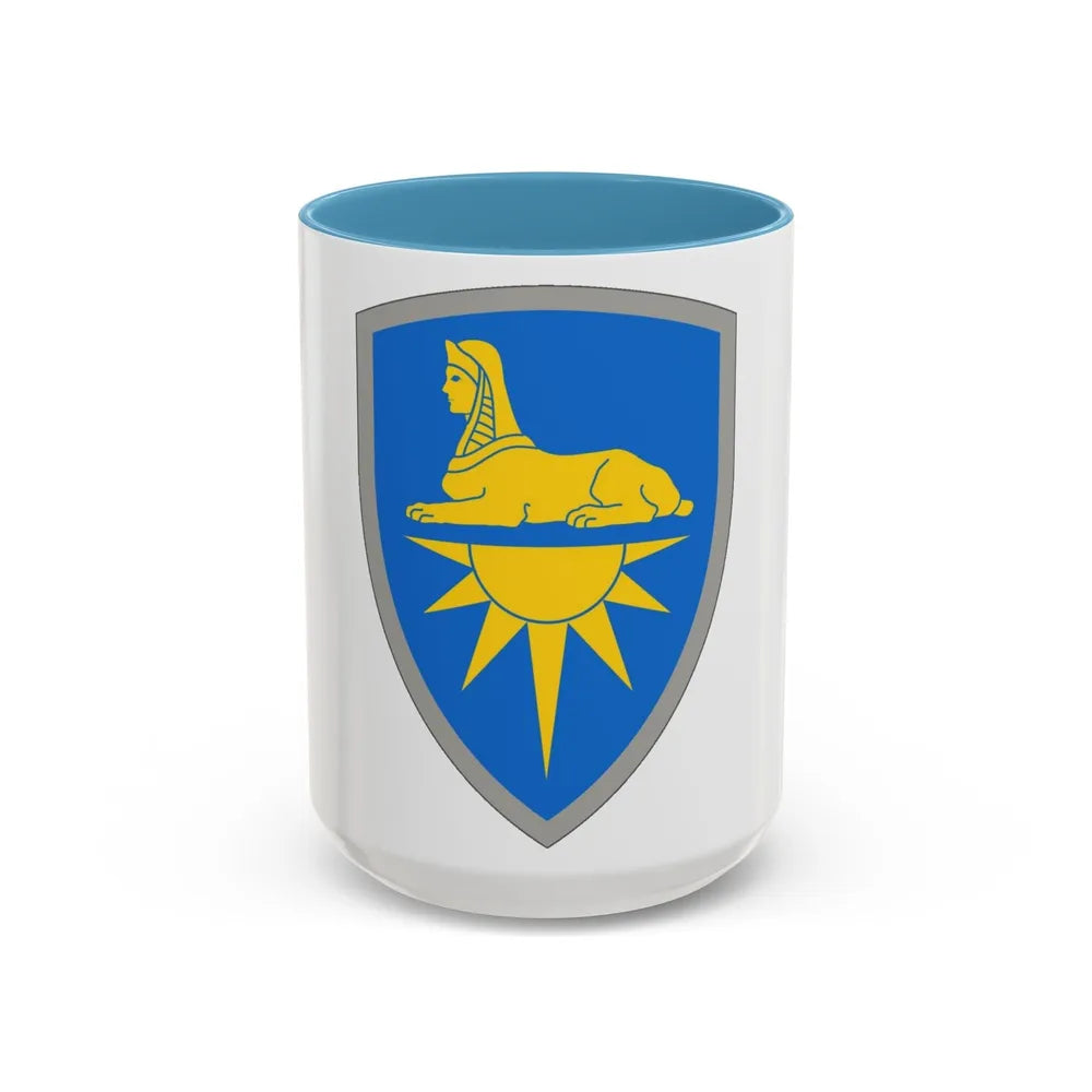 Intelligence Command (U.S. Army) Accent Coffee Mug-15oz-Light Blue-Go Mug Yourself