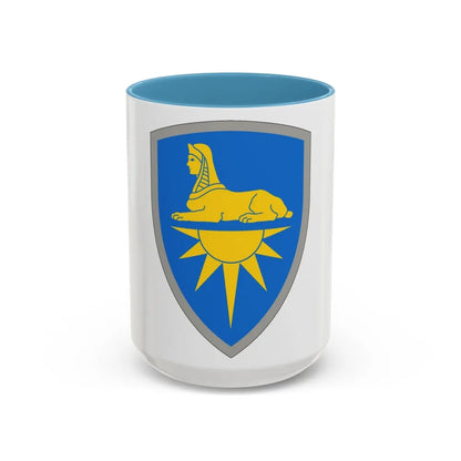 Intelligence Command (U.S. Army) Accent Coffee Mug-15oz-Light Blue-Go Mug Yourself