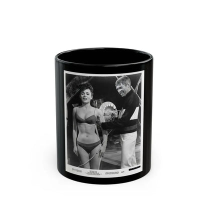 Gila Golan #80 (Vintage Female Icon) Black Coffee Mug-11oz-Go Mug Yourself