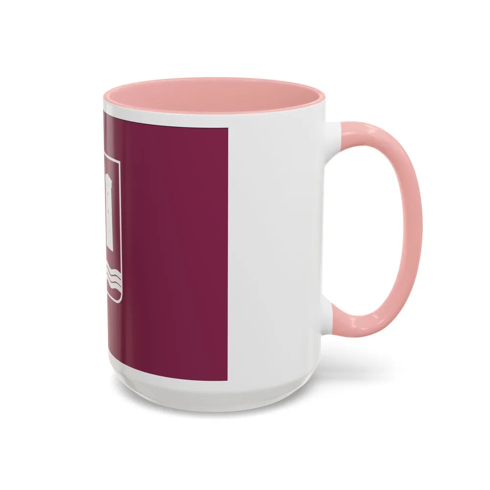 Flag of Ambrolauri Georgia - Accent Coffee Mug-Go Mug Yourself