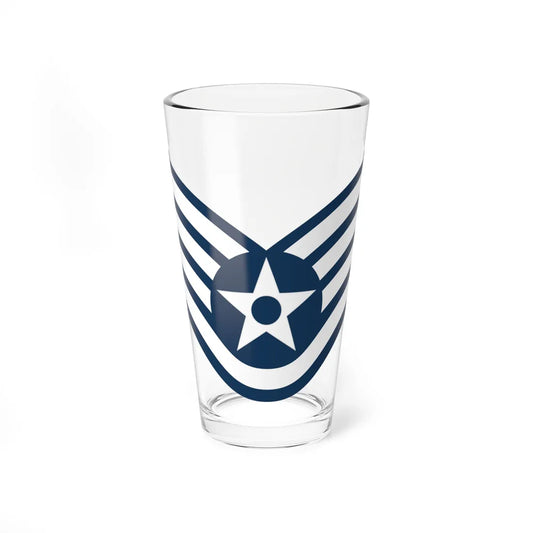 E5 USAF SSGT (United States) (Military Rank) Pint Glass 16oz 16oz - Go Mug Yourself
