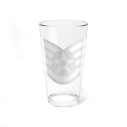 E5 USAF SSGT (United States) (Military Rank) Pint Glass 16oz - Go Mug Yourself