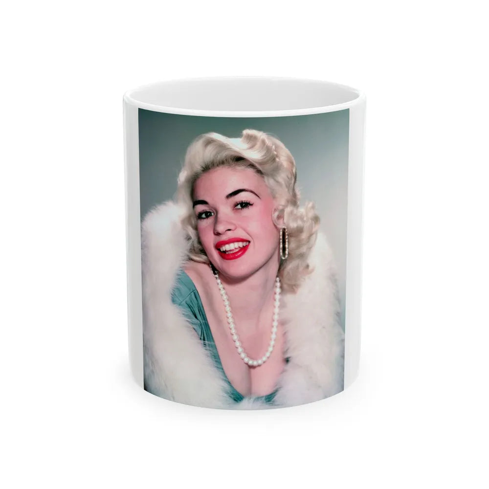 Jayne Mansfield #267 (Vintage Female Icon) White Coffee Mug-11oz-Go Mug Yourself