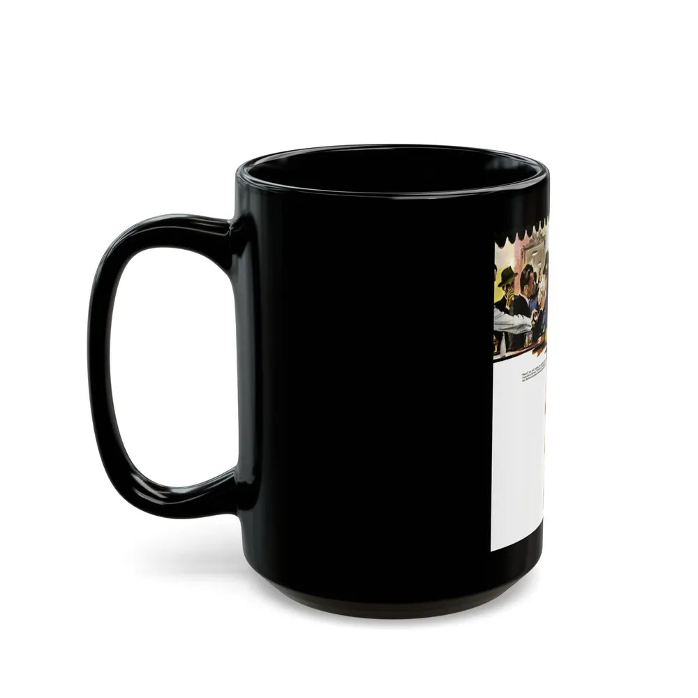 Deadfall, 1949 - Black Coffee Mug-Go Mug Yourself