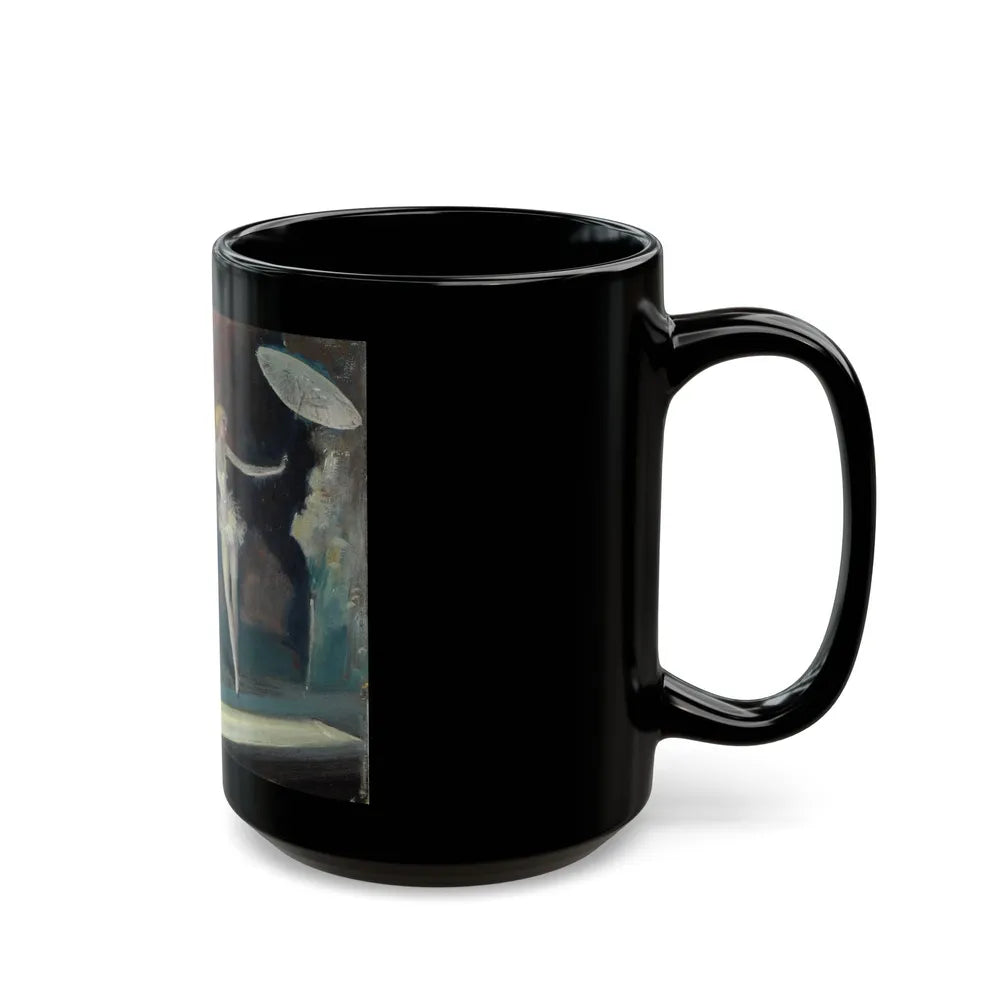 Curtain Call, 1925 - Black Coffee Mug-Go Mug Yourself